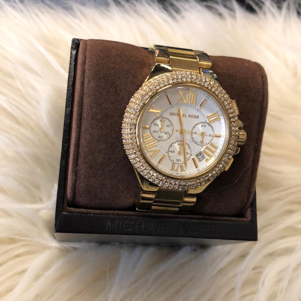 Gold Michael Kors watch